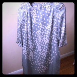 Silk dress with pockets